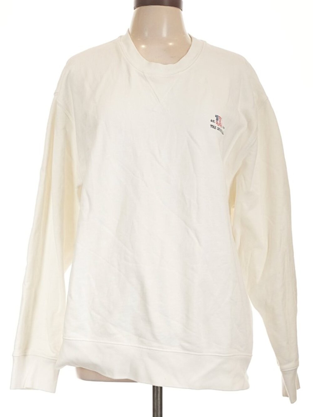 Wilson America Tennis Classic Heavyweight Cotton Sweatshirt White Sz L